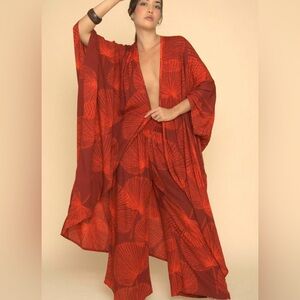 Lotus and Lime Palama Hina Kimono